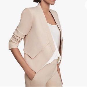 BCBG Lloyd Asymmetrical Open Front Blazer NWT Sz S